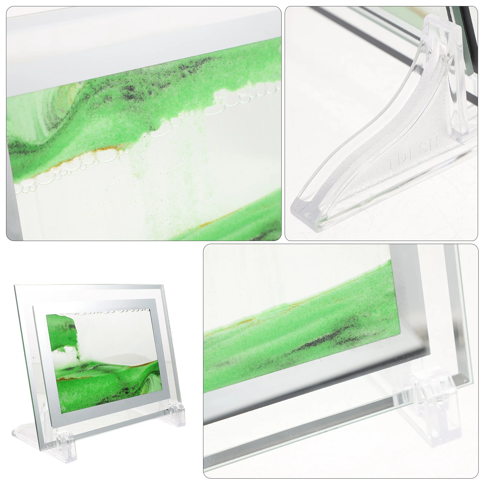 

Quicksand Painting 3D Moving Sand Art Vivid Flowing Sand Desktop Decoration for Home Living Room Study Office Table