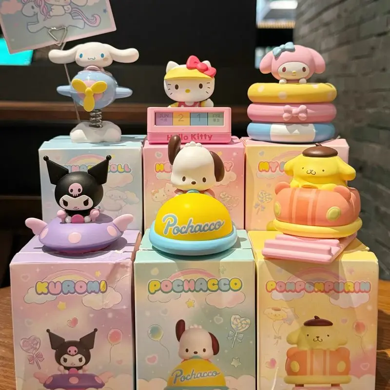 

Sanrio Blind Box Figures Kuromi Hello Kitty My Melody Cinnamoroll Pochacco Cute Desk Decor Gift desktop ornament birthday gift