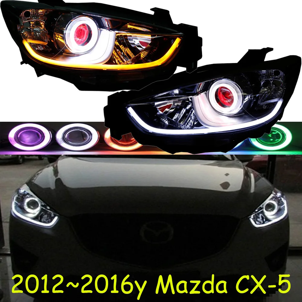 

Car Styling CX5 head lamp for Mazda CX-5 Headlight 2012~2016y CX 5 CX-5 Headlights Bi-Xenon HeadLamp LED Taillight