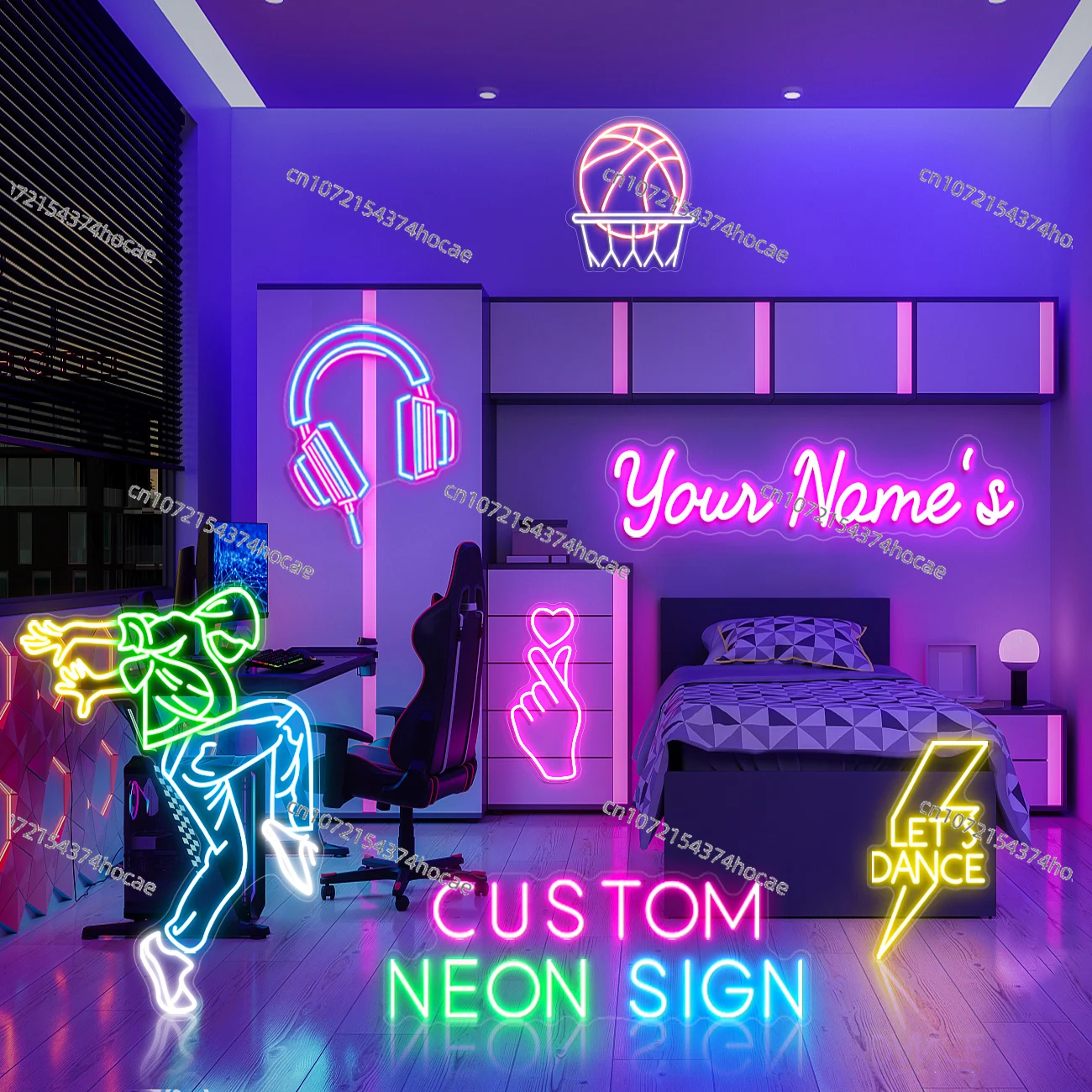 لافتة نيون LED، إضاءة نيون، لا - مراجعة Neon Sign Party وسعره