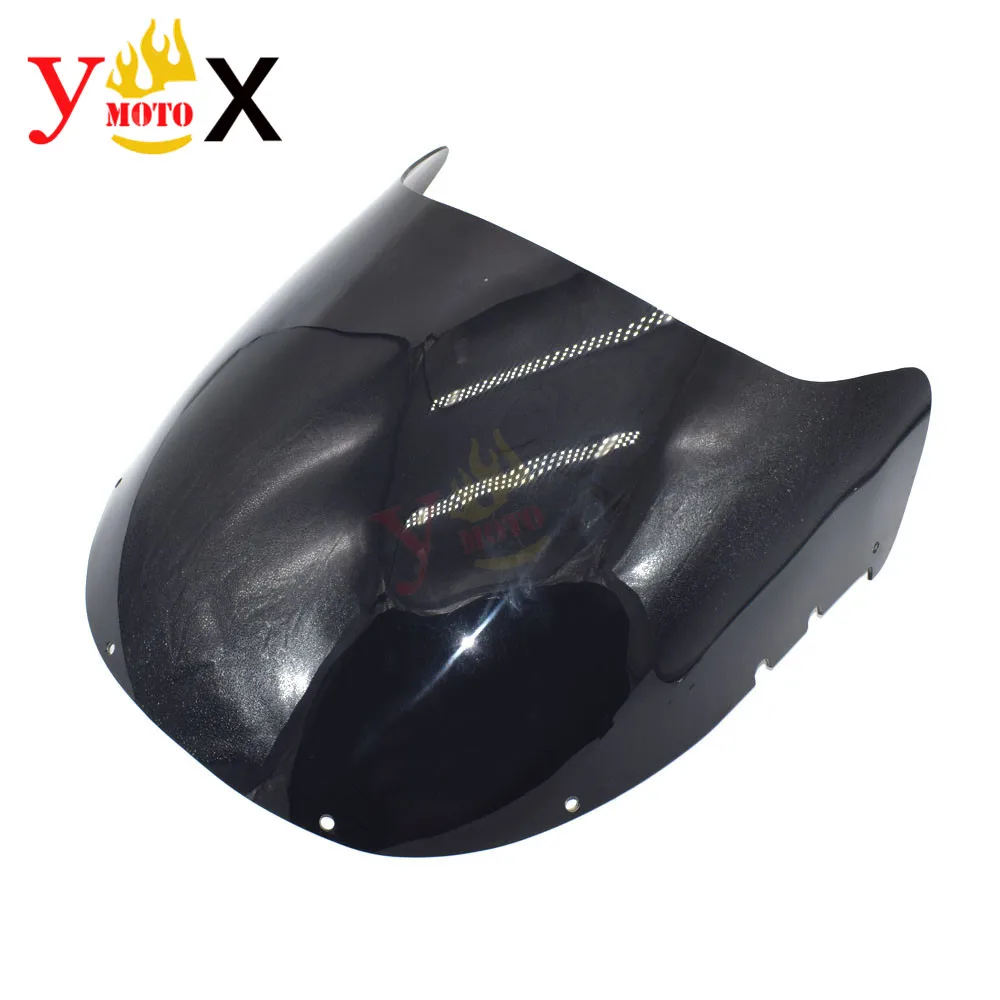 FZR 400 RR (White Host) Black/Clear Motorcycle Windscreen Windshield Front Wind Glass Fairing Visor For YAMAHA FZR400RR FZR400