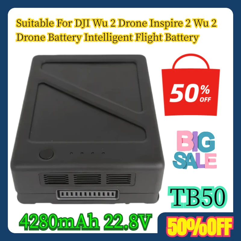 

4280mAh 22.8V Suitable For DJI Wu 2 Drone Inspire 2 Wu 2 Drone Battery TB50 Intelligent Flight Battery