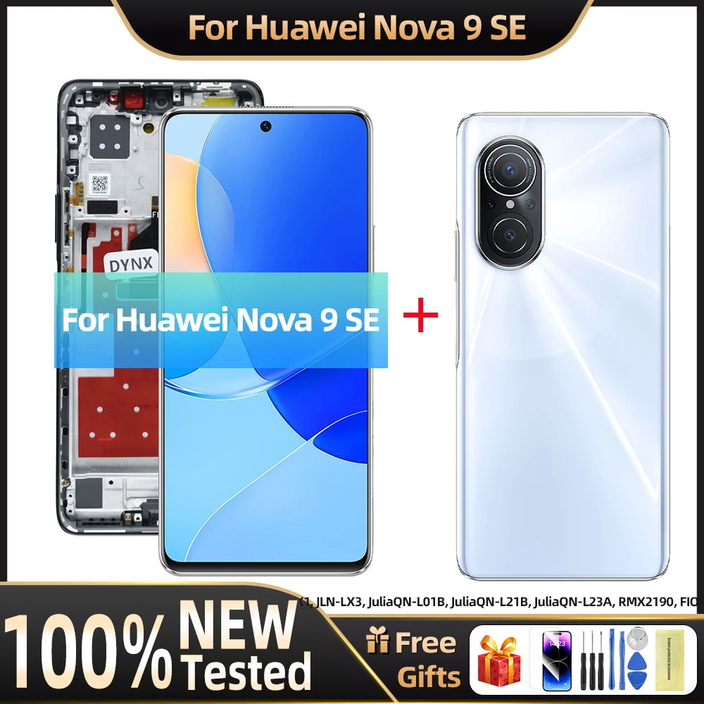 6.78\'\' IPS LCD For Huawei Nova 9 SE 9SE 5G LCD Display Screen Touch Panel Digitizer For Honor 50 SE JLH-AN00 LCD Frame Display