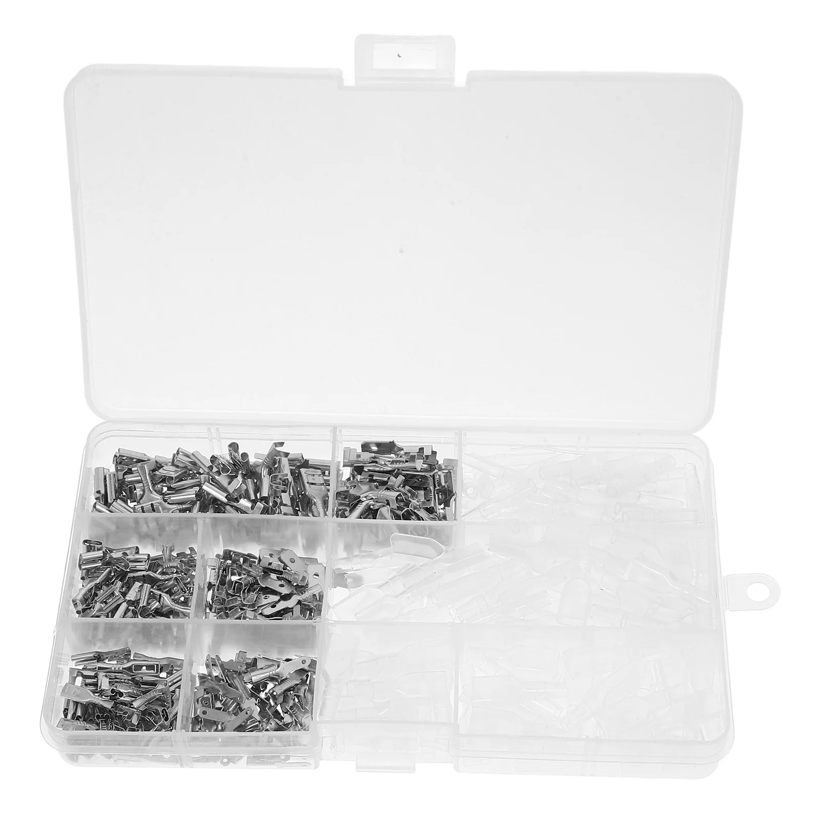 

360Pcs Wire Connector Spade Set Insulated Sleeves 2.8mm 4.8mm 6.3mm Electrical Crimping Terminals Kit Automotive Wiring