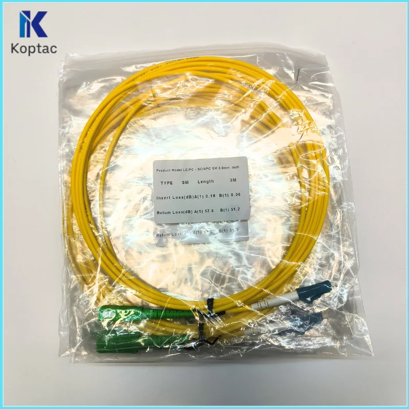 Free Shipping Wholesale 10PCS/Lot Simplex LC/UPC-SC/APC Fiber Optic Patch Cord 1m/2m/3m Jacket FTTH Jumper Cable