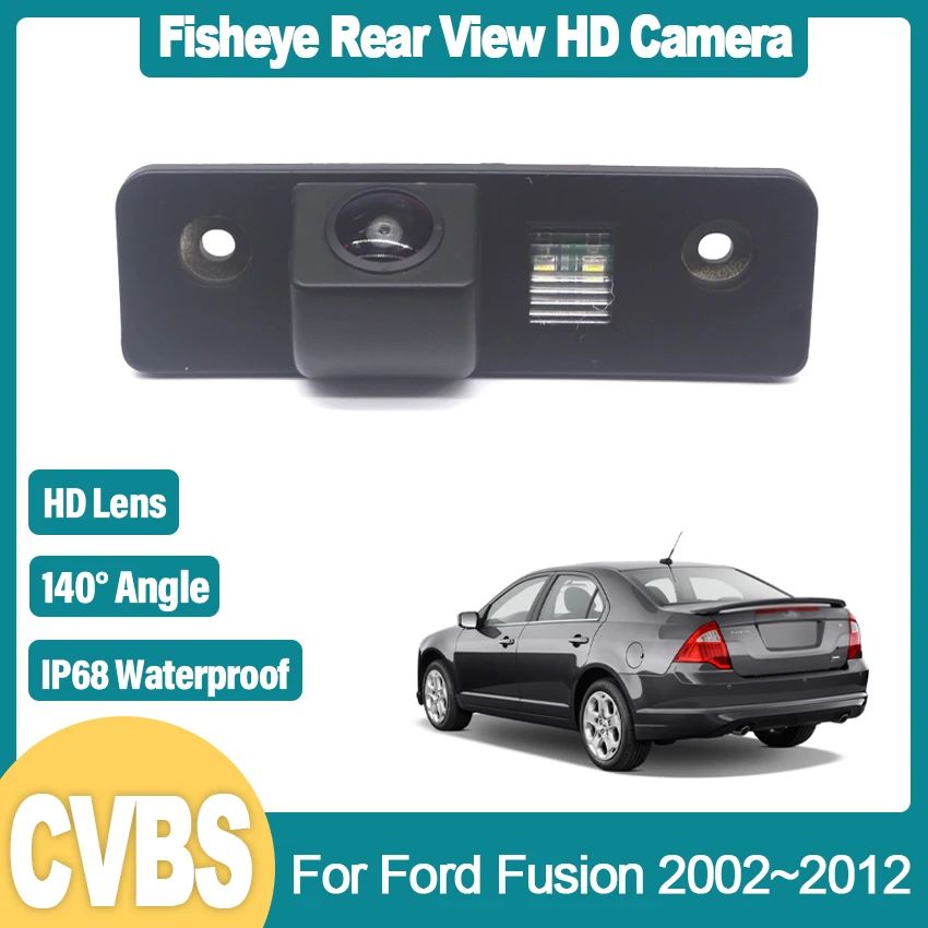 140 degree wide angle HD CCD Waterproof High quality RCA Car Rear view reverse camera For Ford Fusion 2002~2010 2011 2012