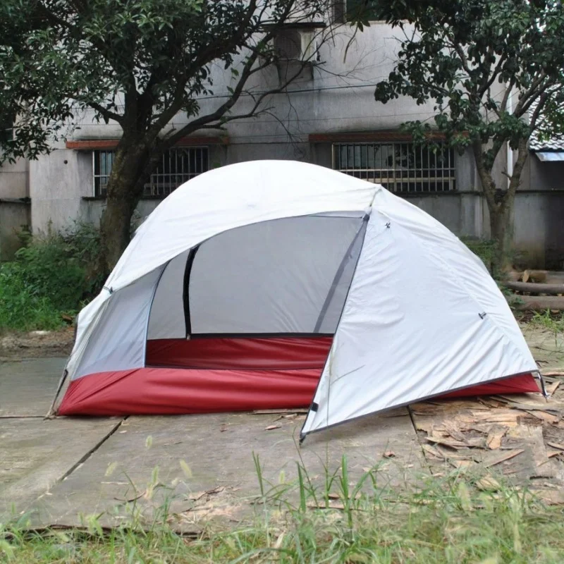 

20D Silicone Coated Lightweight Colorful Camping Tent Aluminum Pole 4 Season Double Layer High Quality Outdoor