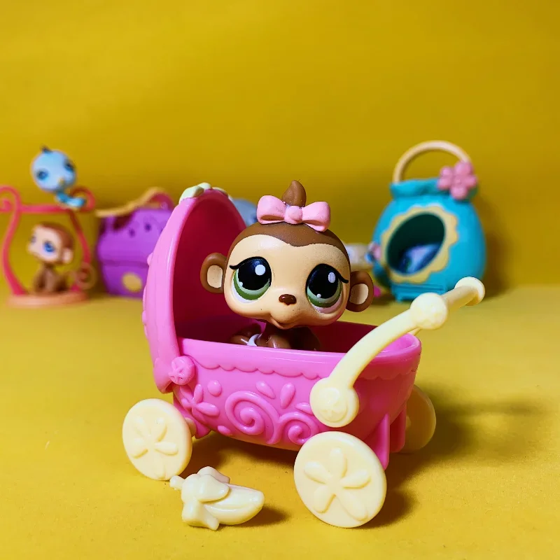 Hasbro Littlest Pet Shop Bobbling หัวตุ๊กตาสัตว์เลี้ยงสัตว์บ้านตุ๊กตาตุ๊กตาขยับแขนขาได้ของเล่นเด็ก Chrostmas ของขวัญ