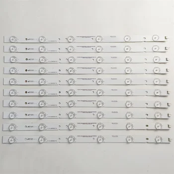 Tira de luces LED de iluminación trasera, accesorio compatible con CCFL, TV LCD 3V para 1 LED, 10 piezas, 420mm, 6 lámparas para bricolaje