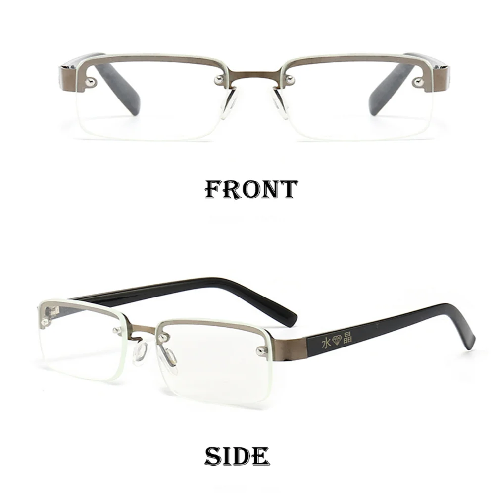 Reading Glasses Men HD Presbyopia Glasses Fashion Eyeglasses Retro Glasses for Men 1.0 1.5 2.0 2.5 3.0 3.5 4.0