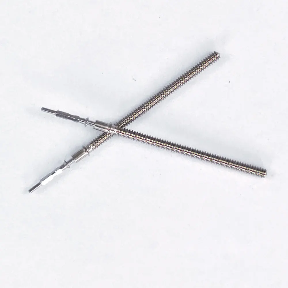 2 قطعة/5 قطعة/10 قطعة ساعة يد تعمل بالحركة الصلب الجذعية تاج عدة ساعة أجزاء ل Seiko VK63 VK64 VK67 VK68 VK61 حركة الساعات الجذعية الغيار #2