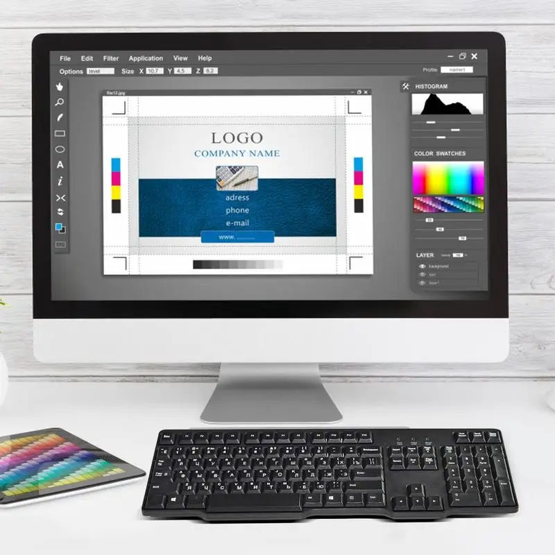 Russian Spanish French German Keyboard Stickers Letter Alphabet Layout Sticker Black Sticker For Laptop Desktop PC Computer