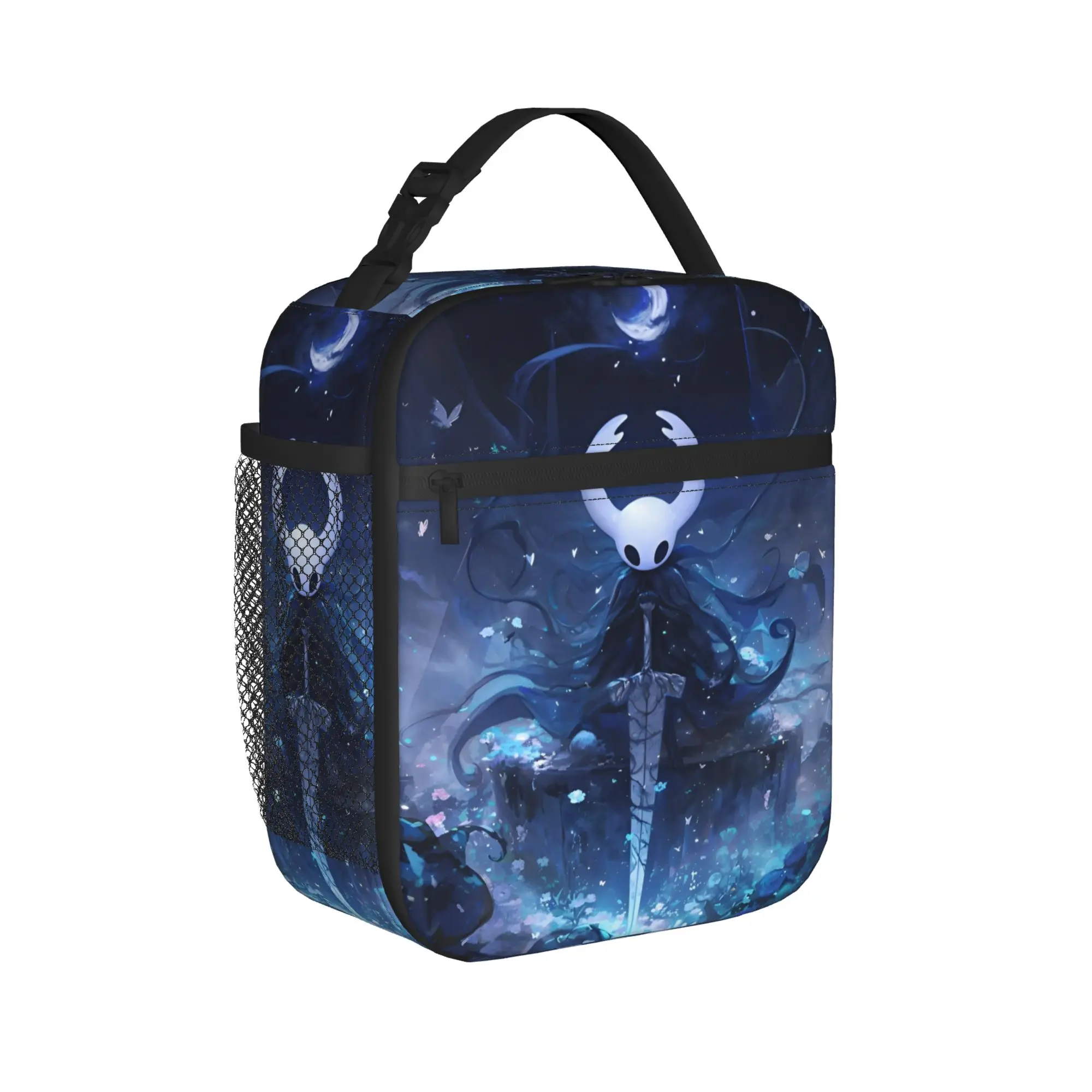 Hollow Knight Indie Games Insulated Lunch Bag High Capacity  Action Adventure Reusable Thermal Bag Lunch Box Tote  Food Bag