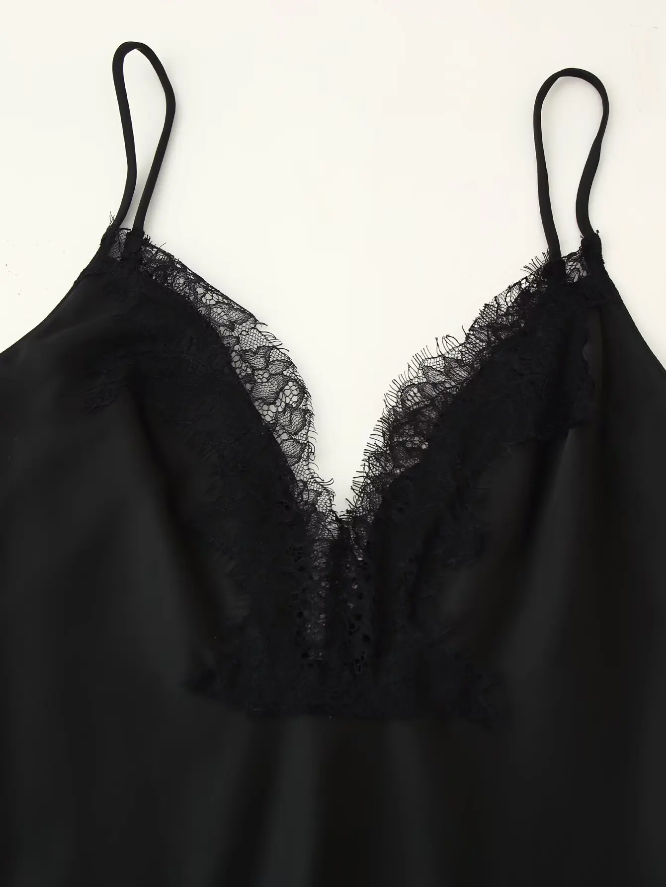 Tidalyf 2025 Women Satin Lace Trim Cami Dress Heart Neckline Sleeveless Backless Elegant Sexy Chic Party Outfit