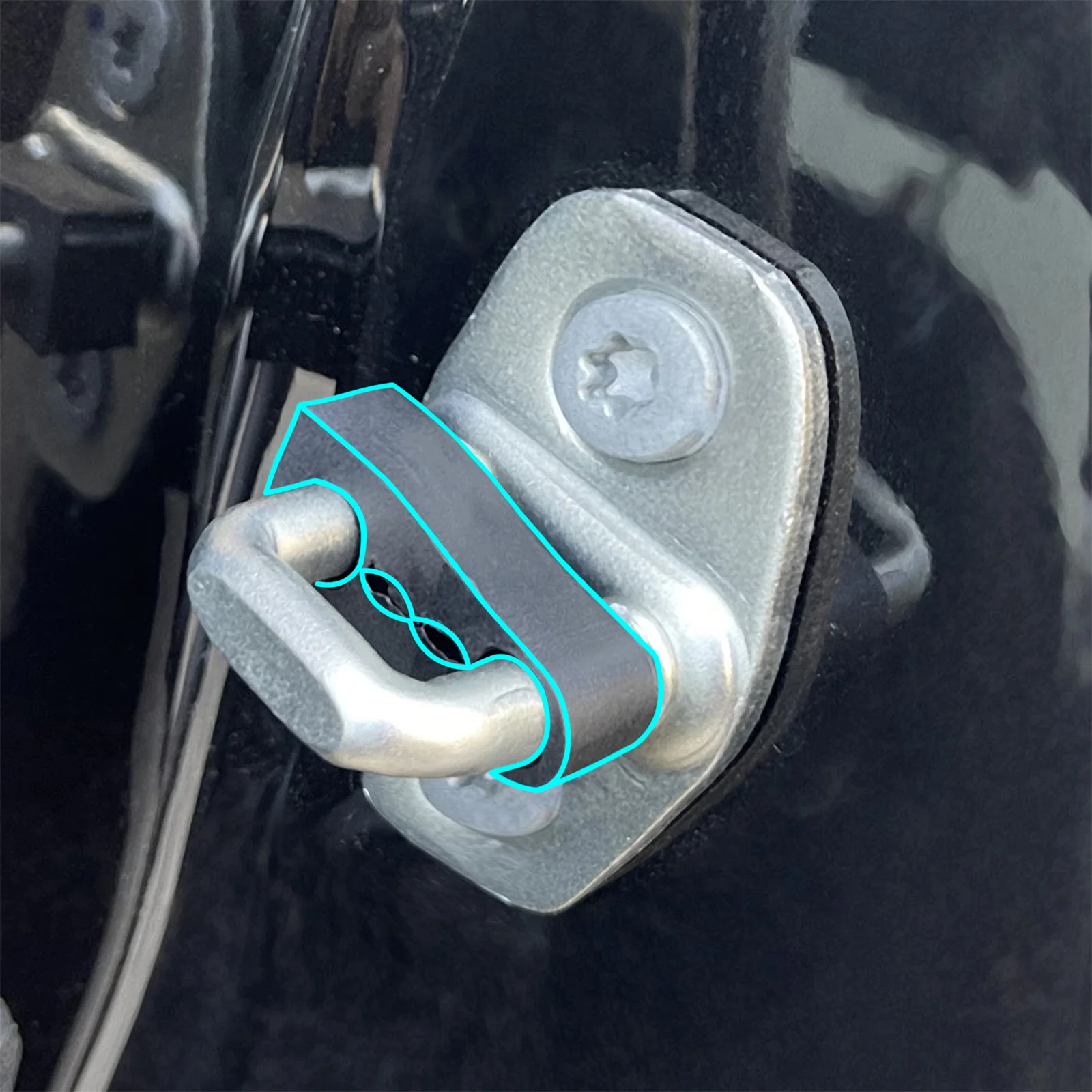 Door Lock Buffer Damper For Peugeot 208 308 508 2008 3008 5008 Partner Insulation Deaf Creaking Noise Seal Stopper Deadener