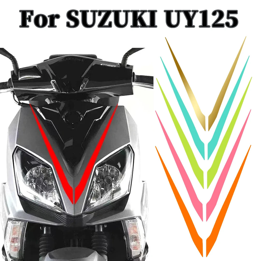 

For Suzuki 2022 UY125 Motorcycle Head Reflective Stickers Motor Bike Moto Accessories Electric Scooter Adhesive Vinyl Decals