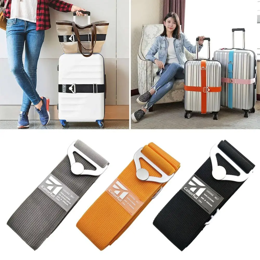 

Anti-theft Fixed Strap Suitcase Belts Luggage Strap Bundling Belt Luggage Buckle Strap Travel Suitcase Accessories Packing Belt