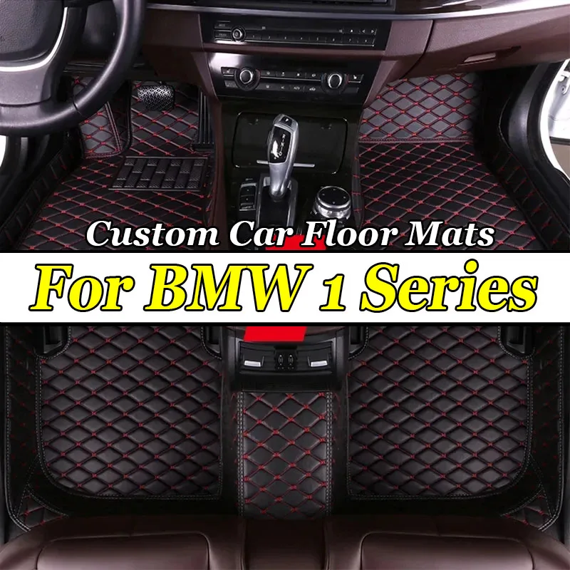 Custom 3D Full Coverage Car Floor Mats for BMW 1 Series E81 2 Door E82 E87 E88 F20 4 Door Interior Accessories Carpet