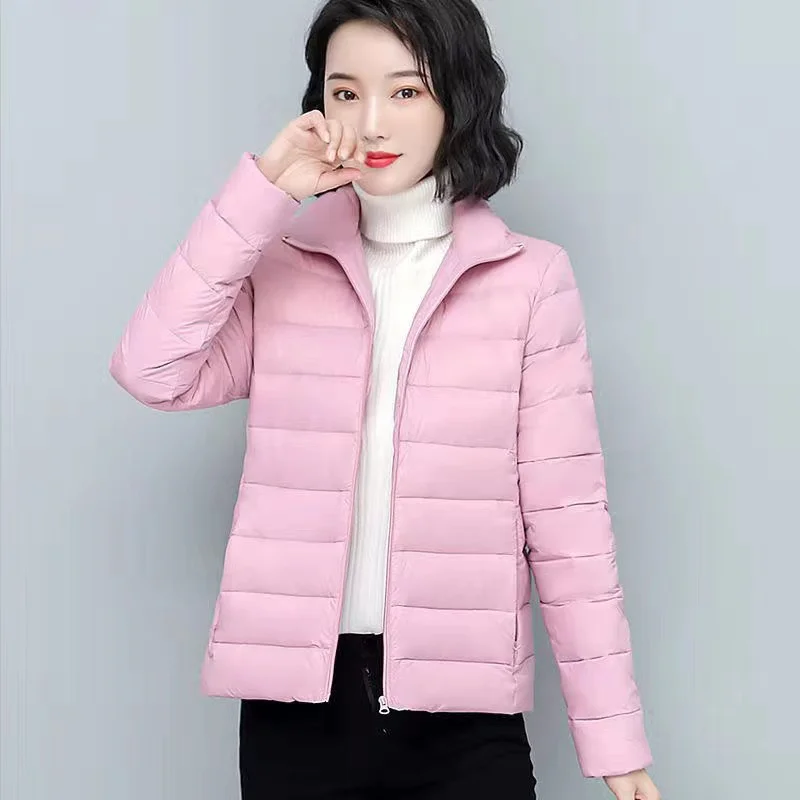 Winter Women\'s Parkas Loose Long Glossy Down Cotton Jackets 2024 New Female Cotton Padded Parka Outwear Overcoat Ladies