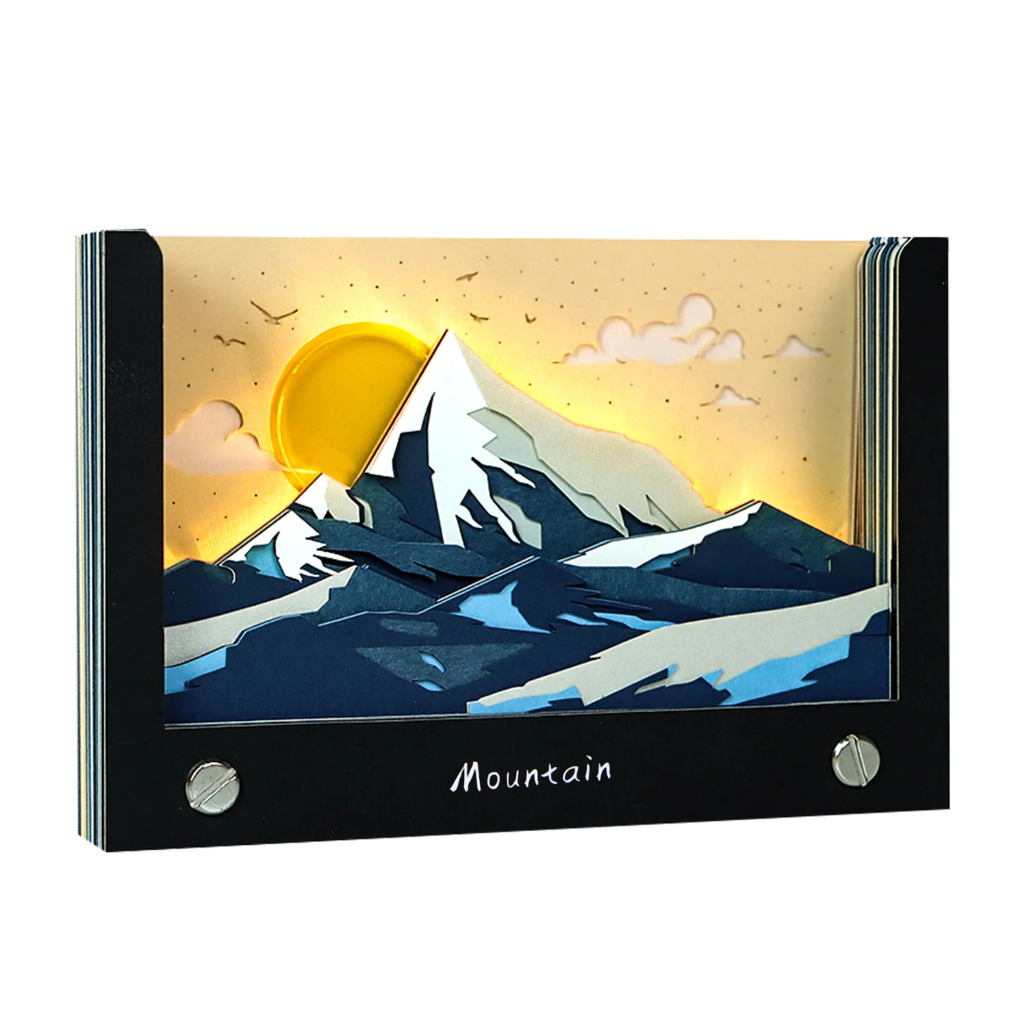 Mountain Paper 3D Notepad Desktop Decorations Memo Pad Block Notes Custom Block Note Paper Novelty Christmas Gifts