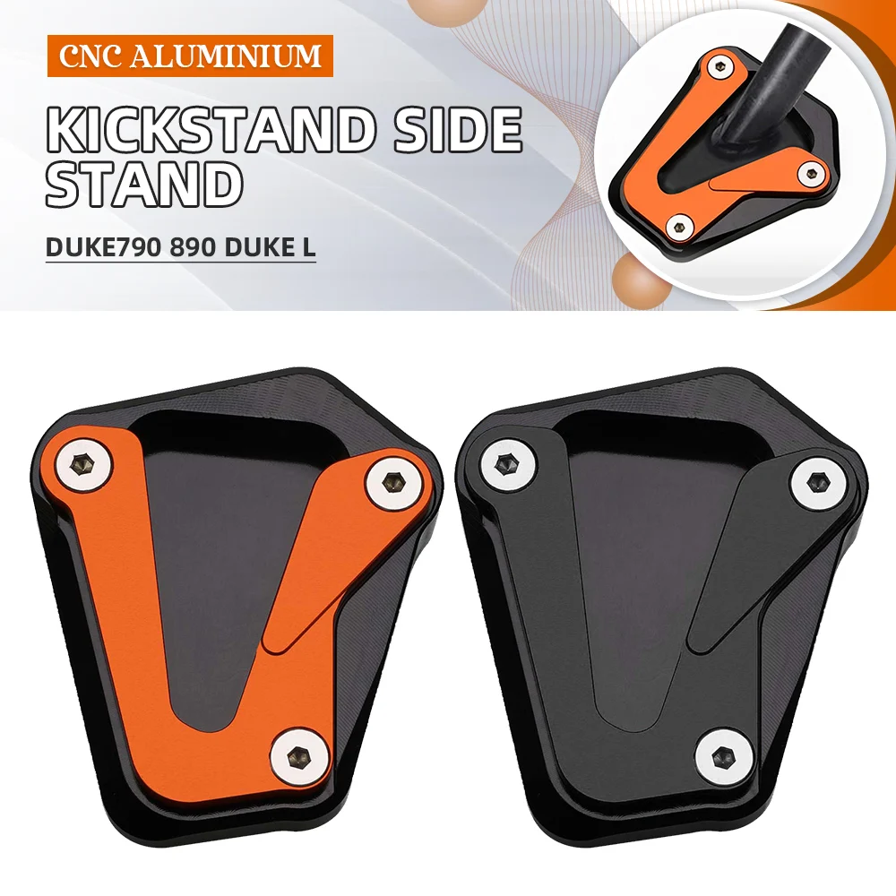 

FOR KTM 790 890 Duke 2017 2018 2019 2020 2021-2022-2023 890 Motorcycle CNC Kickstand side Stand Plate Foot Extension 890 Duke L