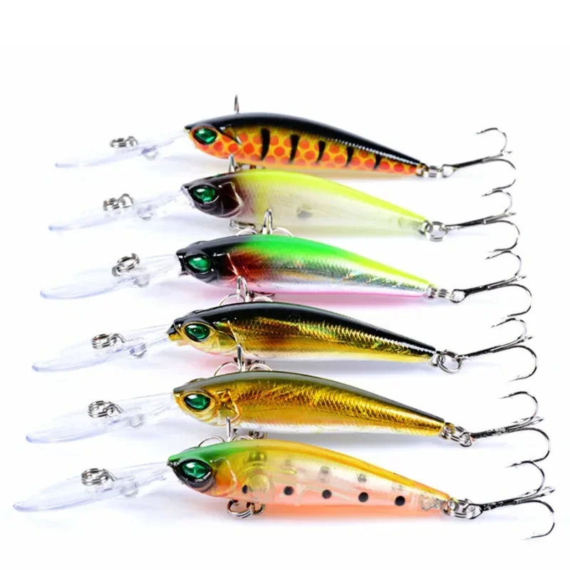 Minnow Crankbaits Fishing Lure/Accessories/Tackle Pesca Hooks Swimbait Hard Bait Artificial Wobbler For Fish/Pike/Trolling