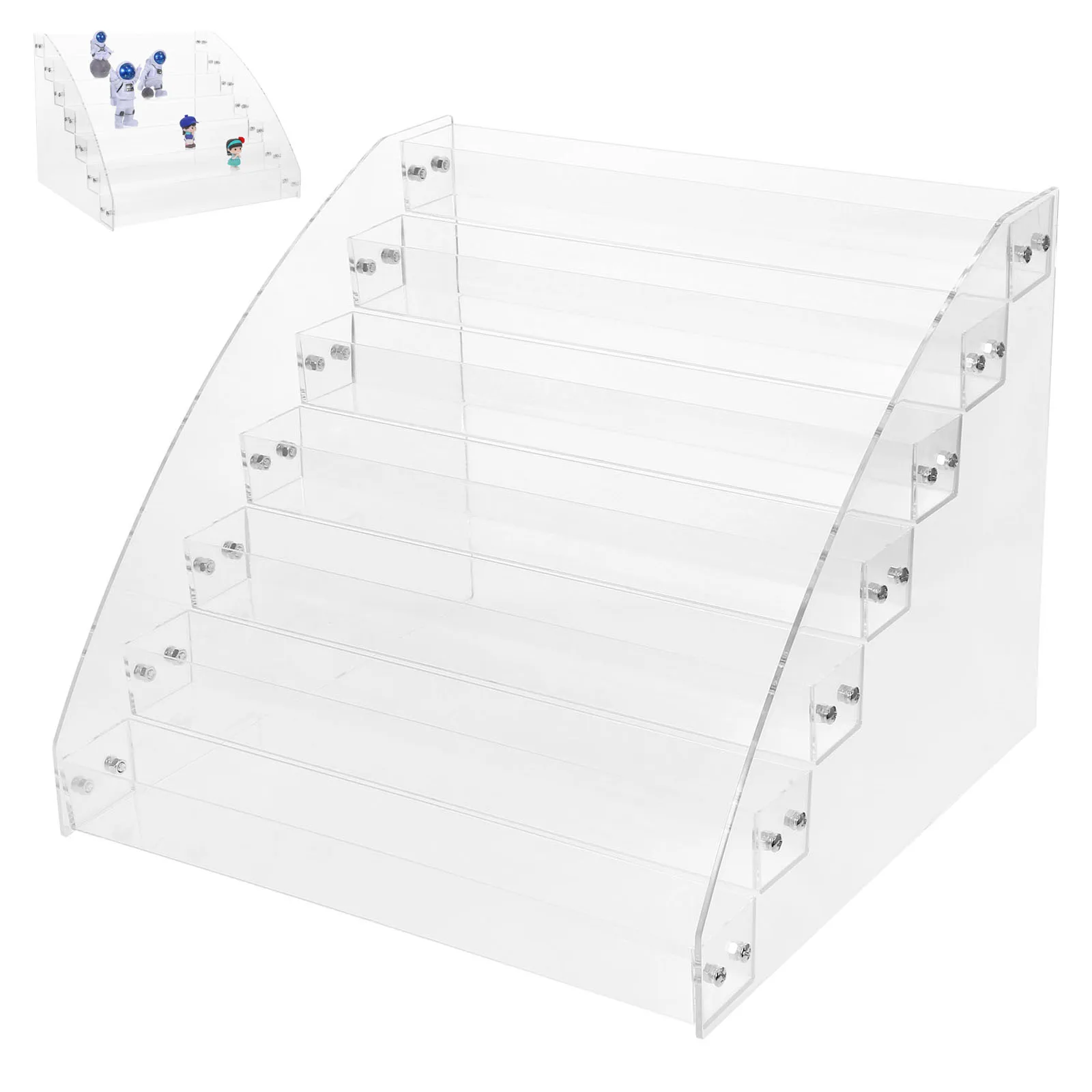 

Acrylic Display Stand Nail Enamel Lipstick Rack Polishes Holder Manicure Organizer