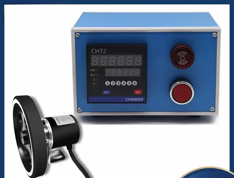 Digital Length Meter With Encoder Module Electronic Counting Device Display Alarm Function Equipment