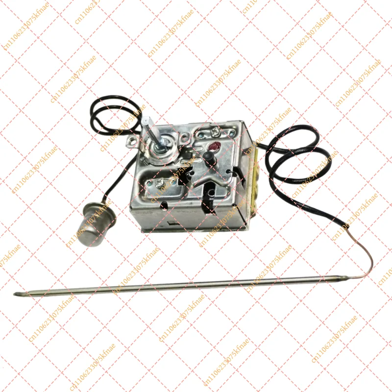 

Thermostat for 15kW Fan Heater Adjustable 0 40 Celsius Thermal Switch 16A 400V with Safety Cutoff Reset Button Model WKR36