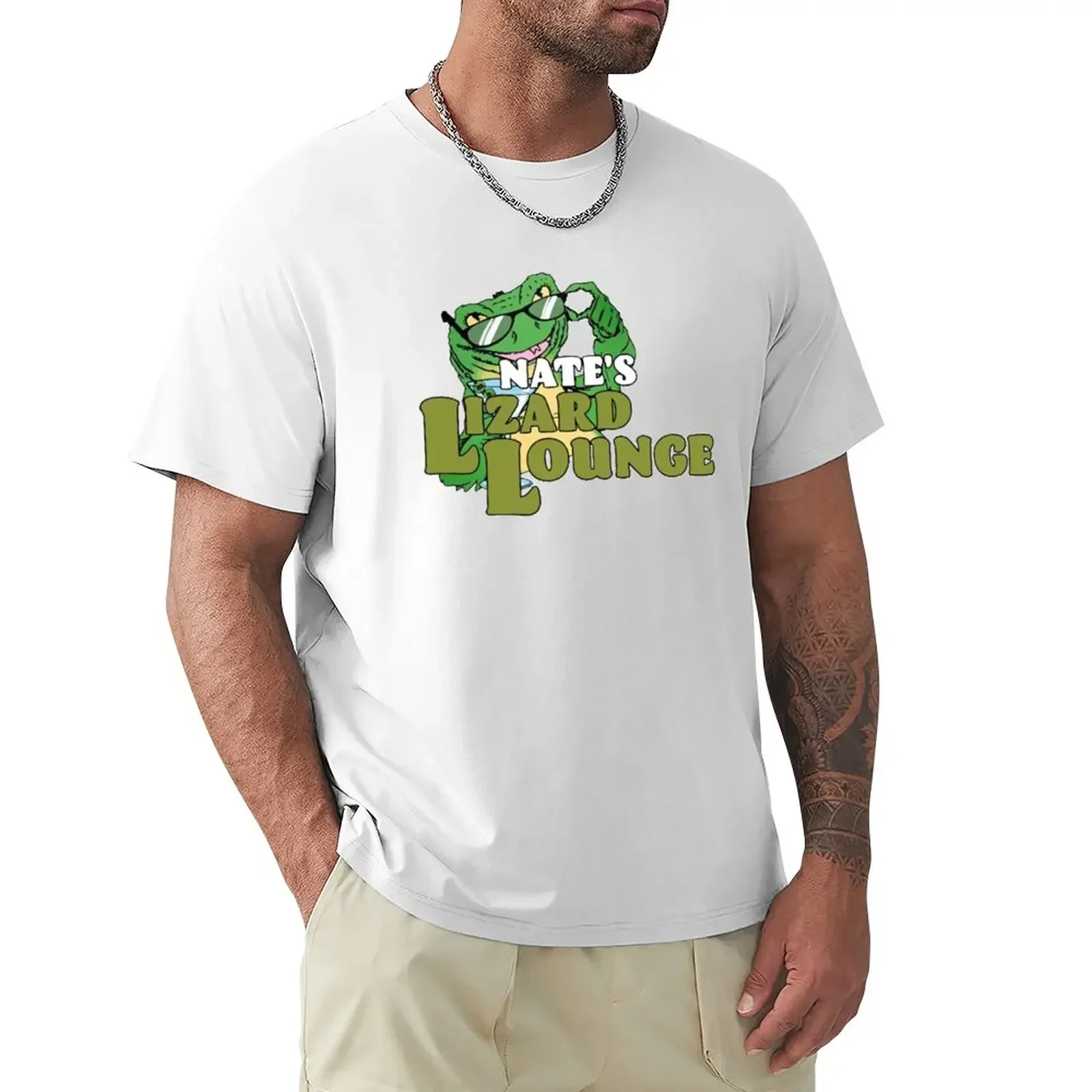 Nate’s-Lizard-Lounge T-Shirt graphic t shirt vintage vintage graphic tee summer clothes mens graphic t-shirts big and tall