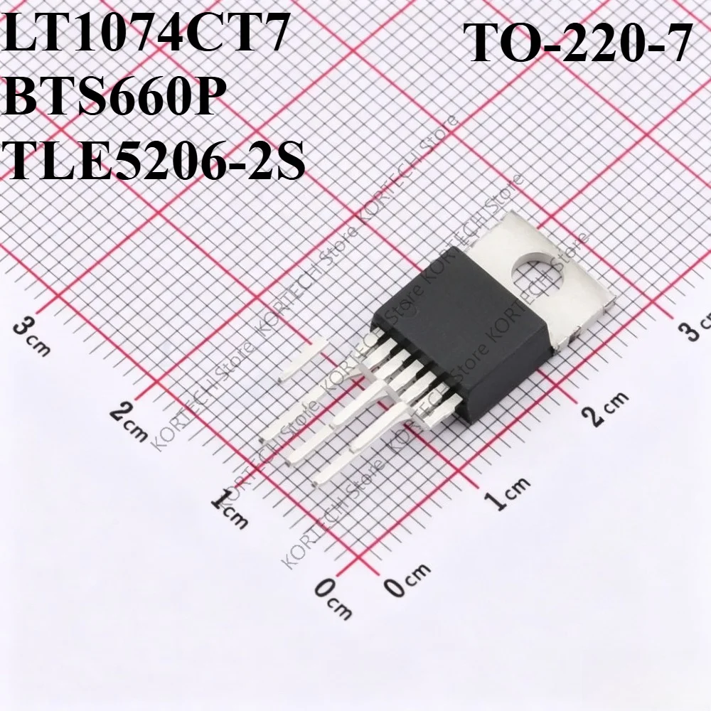 10pcs/Lot Original LT1074CT7#PBF LT1074CT7 BTS660P  TLE5206-2S  TO-220-7 IC Transistor