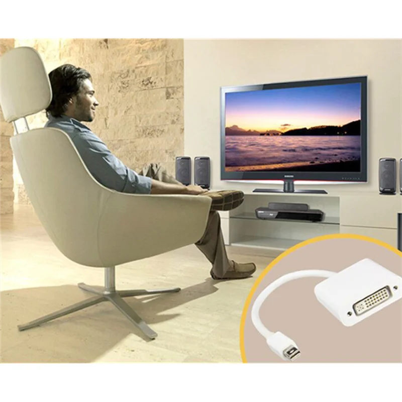A13E-Dual Link DVI Active Adapter Mini Displayport USB Powered Up To 2560X1600 For Display Connectivity