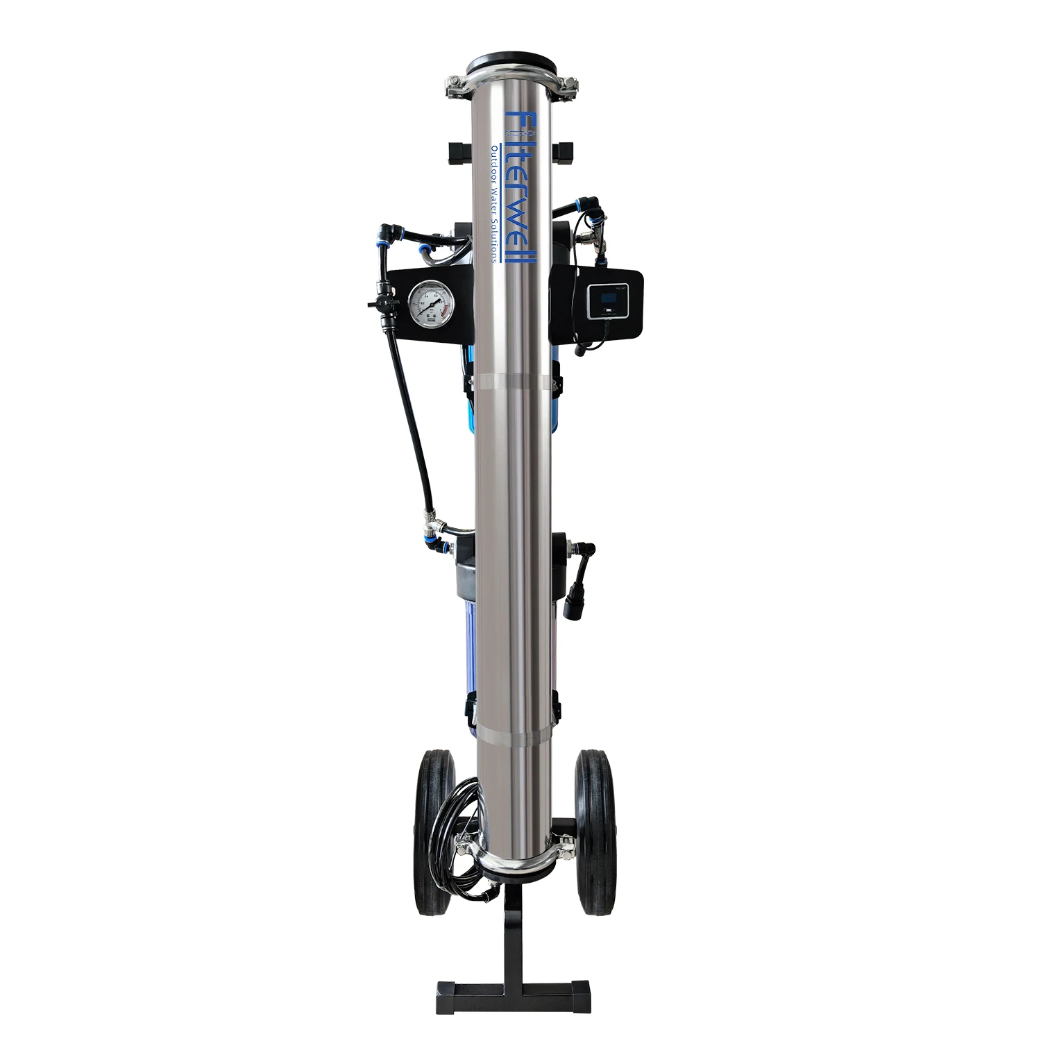 Sample Portable Stainless Steel 3-Stage Window Cleaning System Handheld RO/DI Filter For Tap Water Source Effective