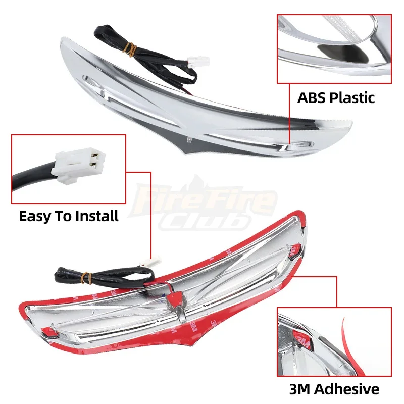 Motorrad Front verkleidung Entlüftung Akzent Abdeckung Chrom für Harley Touring Electra Street Glide 2014-2018 Zubehör