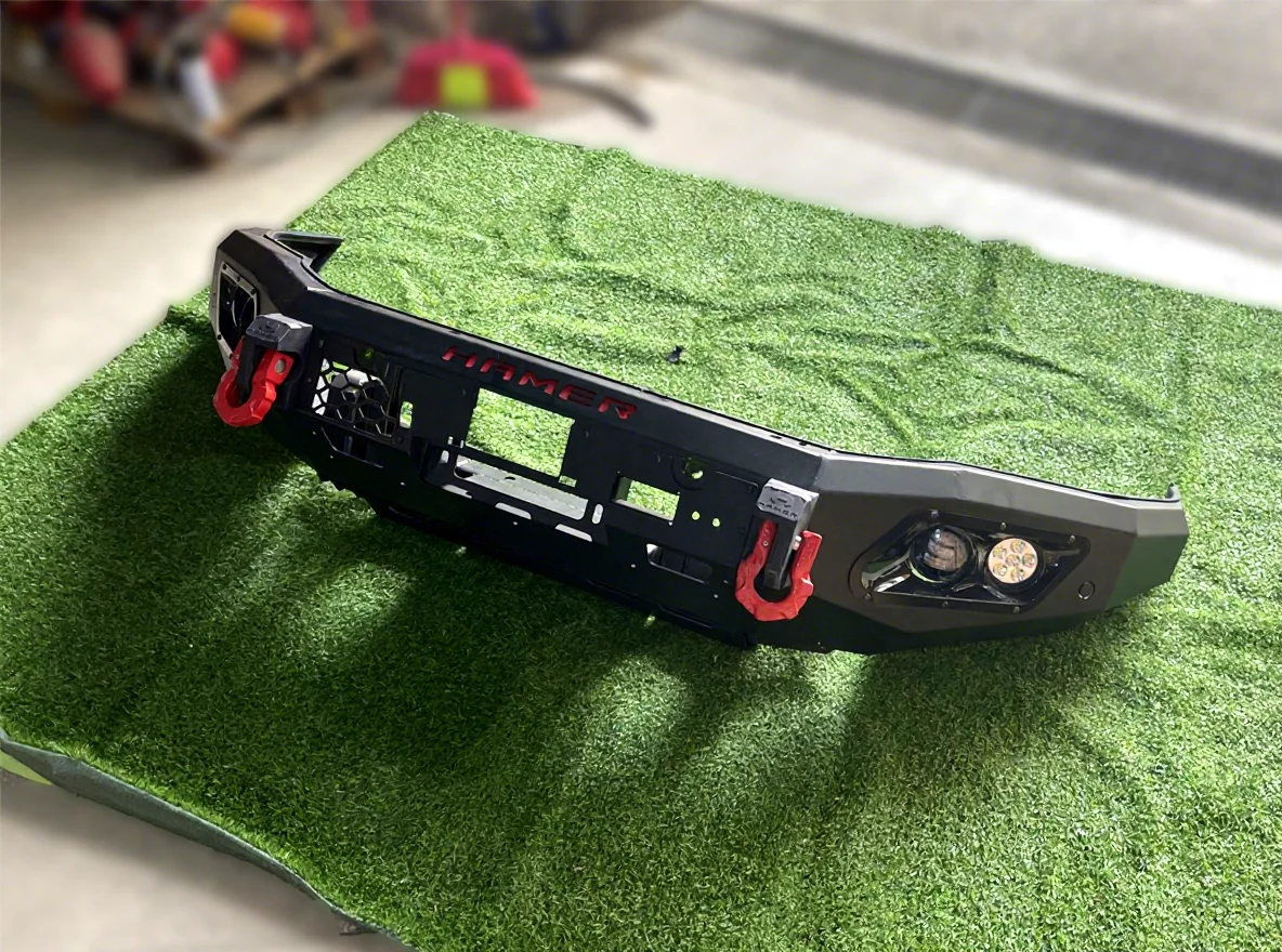 

Steel Front Bumper for Navara NP300 2015-2020 with LED Light Winch Bracket Auto Refitting Parts Pick up Car Bumpers