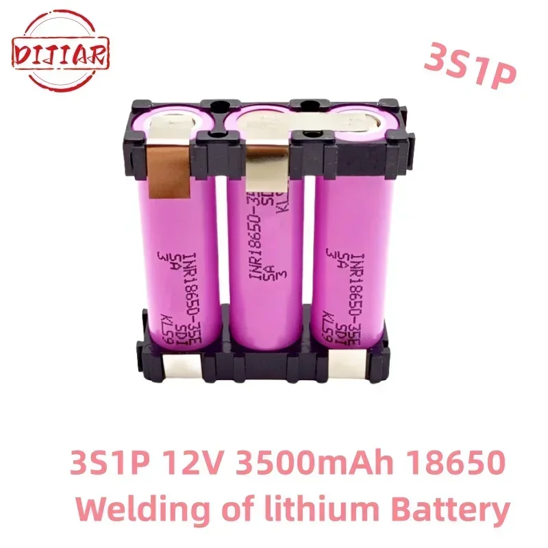 2S1P 3S2P 4S1P~5S2P 6S2P 18650-35E battery pack custom 18650-35E battery welding 3500mAh / 7000mah battery pack 7.4V to 25.2v