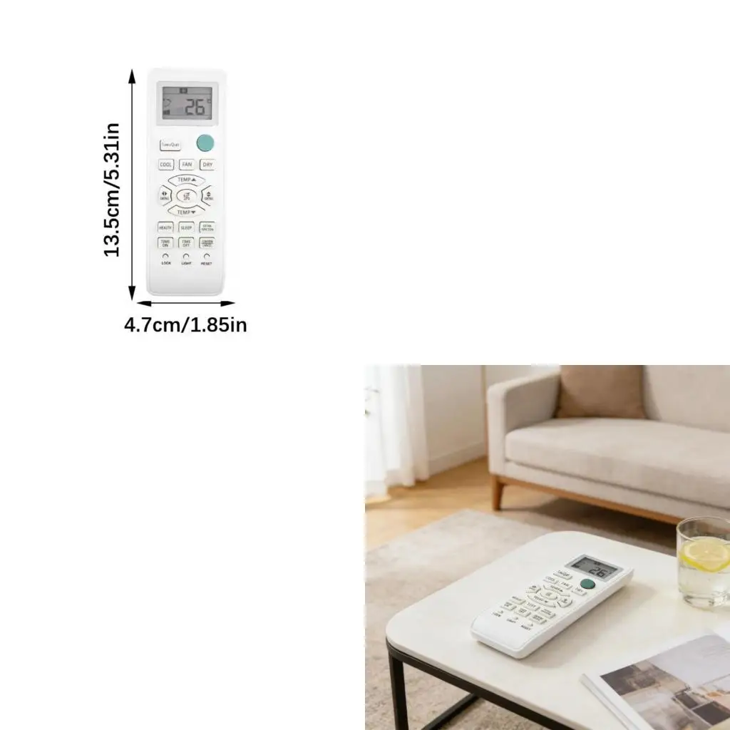 J6PE Practical Remote Control Plastic Construction Suitable for Family Environment