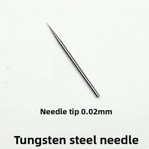 Superhard Ultrafine Tungsten Steel Tip Needle 0.02mm Semiconductor Blue Film Thimble Wafer Probe
