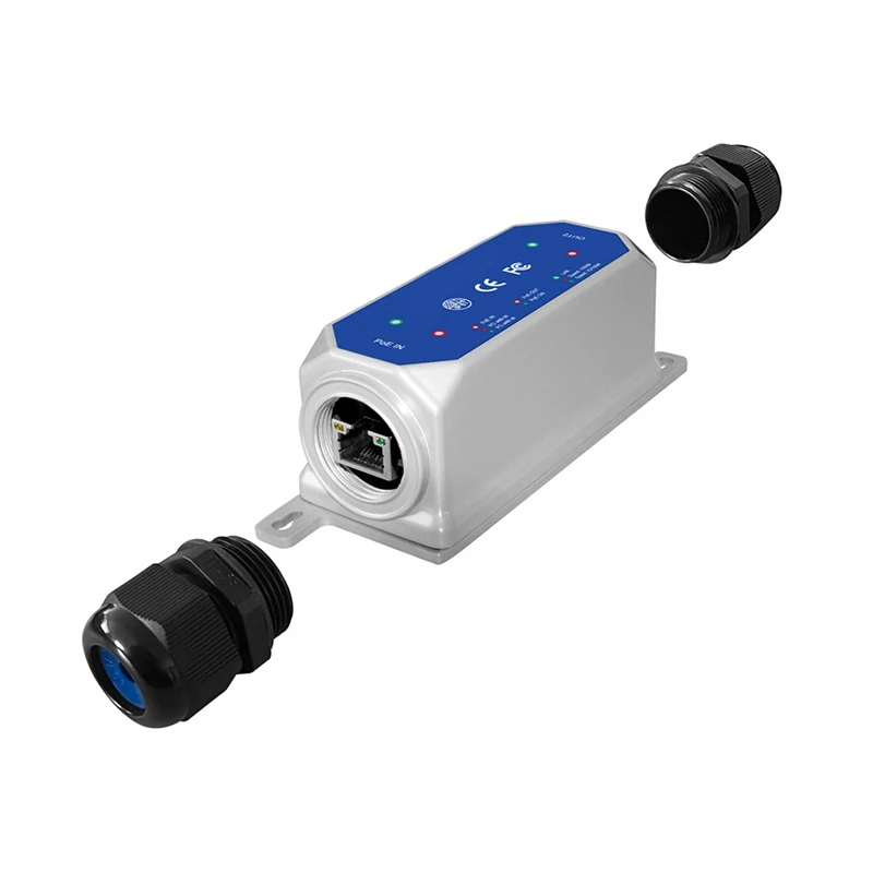 

DC37-57V IP67 100M121 От 1 до 1 Уличный удлинитель PoE 1BT в 1BT Выход Макс. 90 Вт Водонепроницаемый светодиодный удлинитель 1 Гбит/с-VVBC