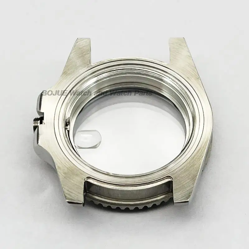 40mm Watch Case Solid Stainless Steel Men\'s Date Watches Fit Dial 29mm Watch Parts for Submariner nh35 nh36 Movement Accessories