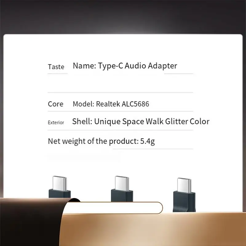 

ES9280C Pro Chip DSD Lossless Sound Quality Decoding Audio Converter Type-C To 2.5Mm/3.5Mm 4.4Mm-X64A