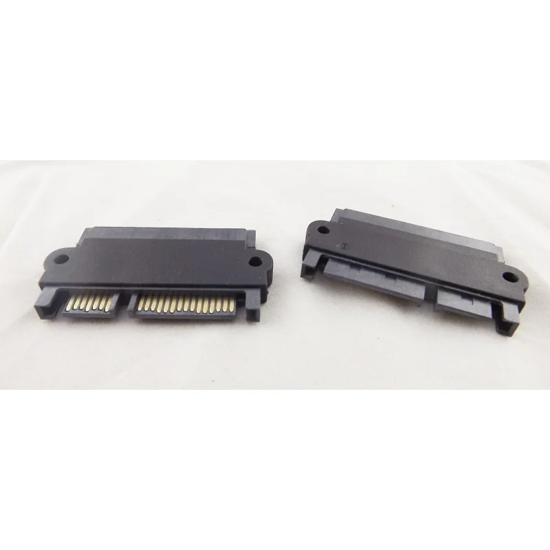 Z 10x SATA 22Pin 7+15Pin Male Plug to SATA 22P 7+15P Female Jack Convertor Adapter