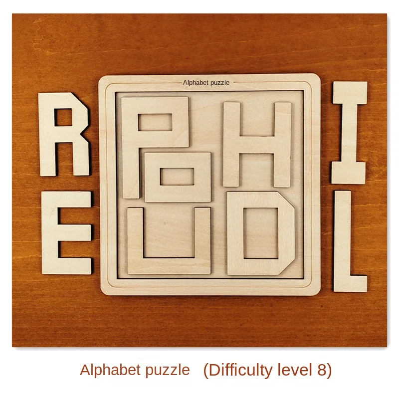 Digital Alphabet Puzzle Puzzle Computing Puzzle Student Education Brainy Puzzle Intelligence Challenge High Difficulty