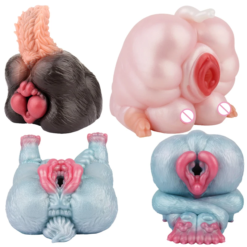 LUUK Half Body Silicone Male Masturbator Stroker 3D Vagina Pussy Big Ass Masturbator Pocket Pussy Onahole Sex Toys for Men Game