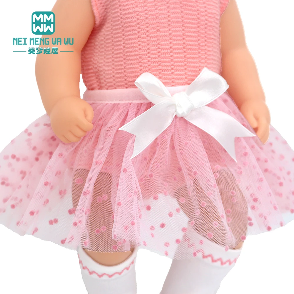 Mini Toys Doll Clothes 35cm 14inch Born Doll Fashion Blankets Dresses Onesies Suit Girl Gift