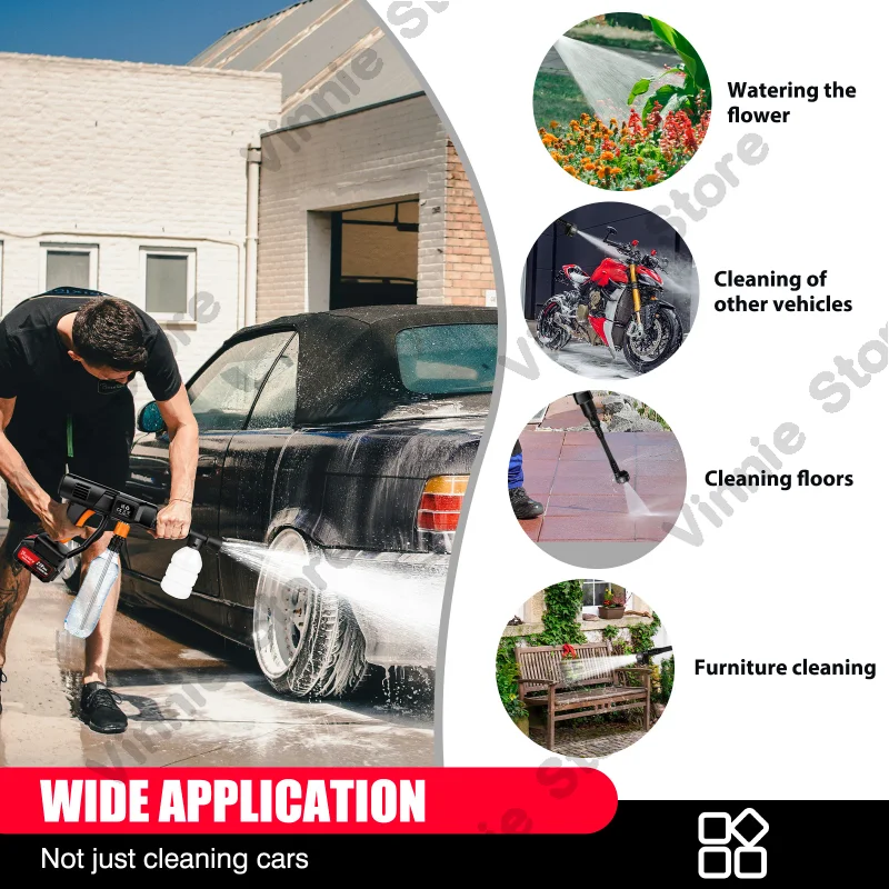 DayPlus Cordless Pressure Wash - Pressure Washer 3000Psi recension och pris