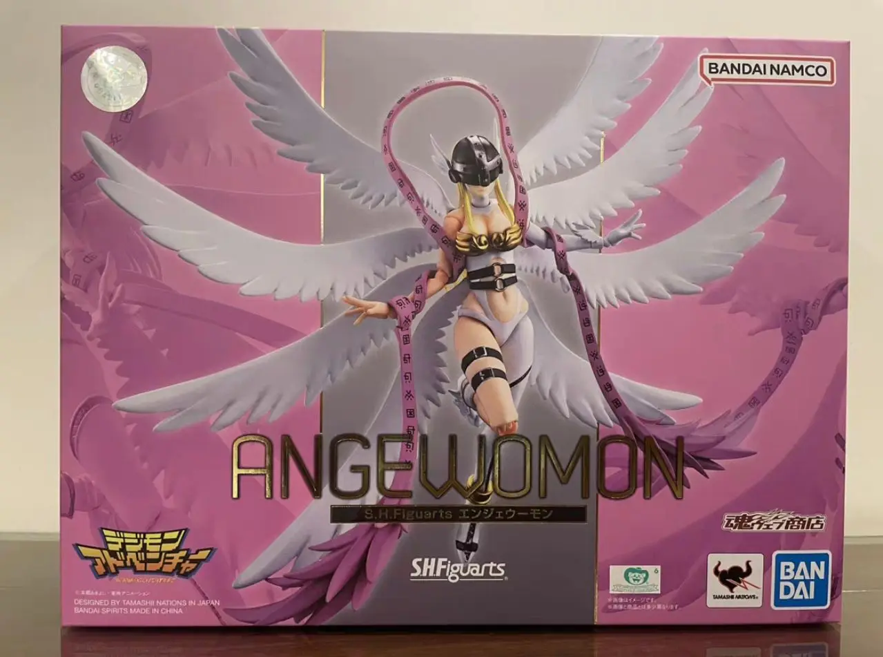 

100% Original Bandai Shf Limited Edition Digimon Adventure Angewomon Kit In Stock Anime Action Collection Figures Model Toys