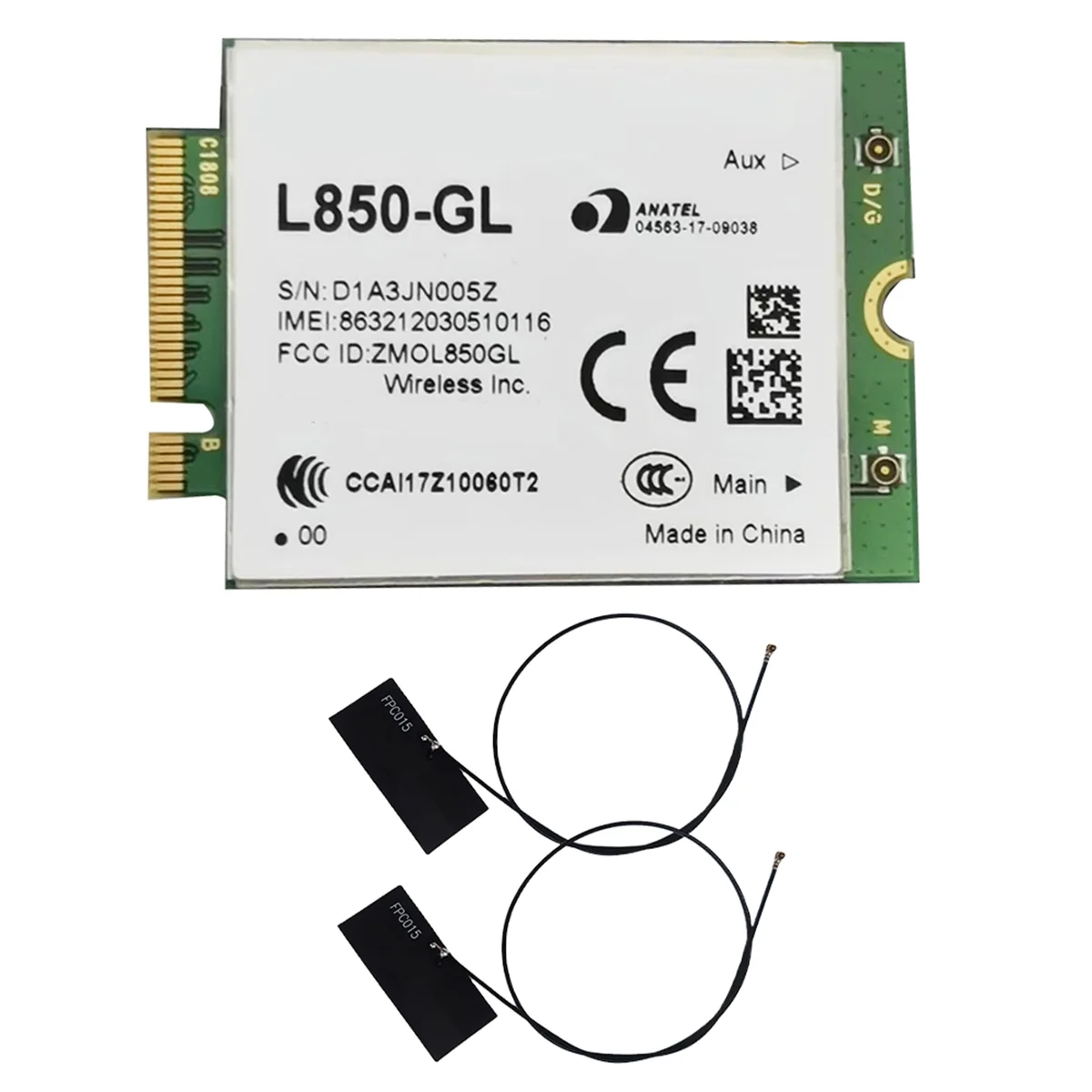 L850- WWAN Module+Antenna 4G LTE Cat9 M.2 LTE& WCDMA Card for Router