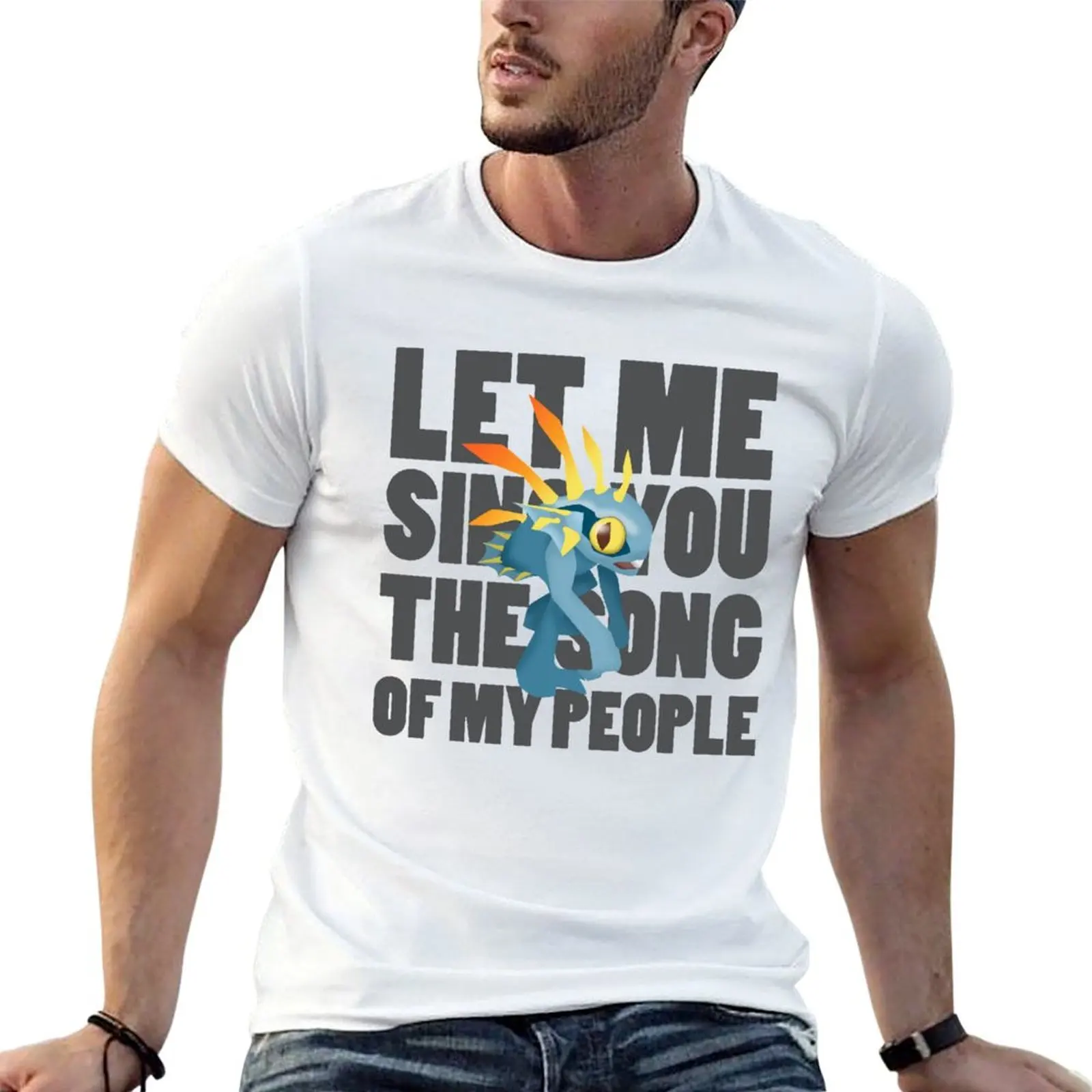 

People cotton Song My You Me for shirt t (Murloc) man heavy cotton Sing man t T-Shirt of the Let soft shirts