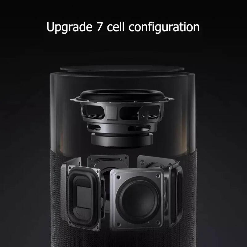 Xiaomi Sound Pro Upgrade 7 cell configuration Colorful Galaxy Atmosphere Light Annular Transparent Body Music connectivity